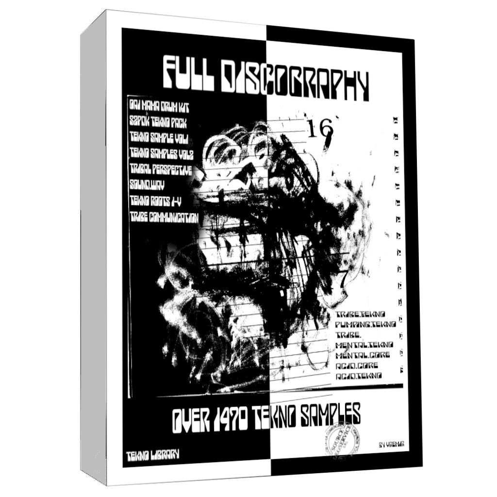 Old-skool tekno samples Tribetekno, Mentaltekno, Acidcore, Pumping tekno